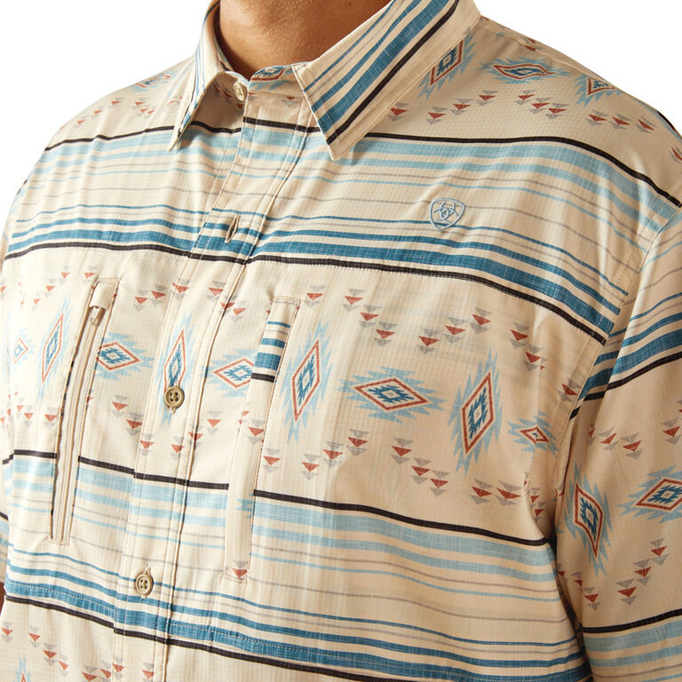 Ariat Ariat VentTek S/S Shirt - Moonbeam