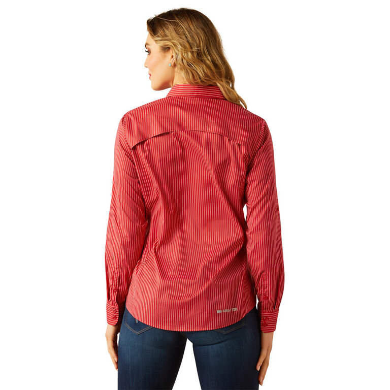 Ariat Ariat VentTek L/S Shirt - Equestrian Red Stripe
