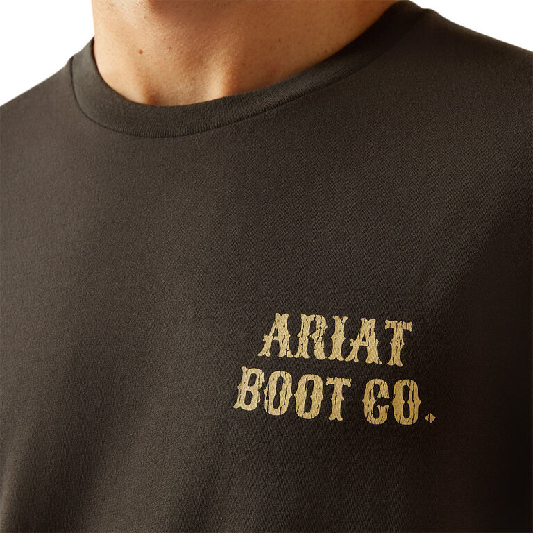 Ariat Ariat Cowboy Cocky S/S Tshirt - Vintage Black
