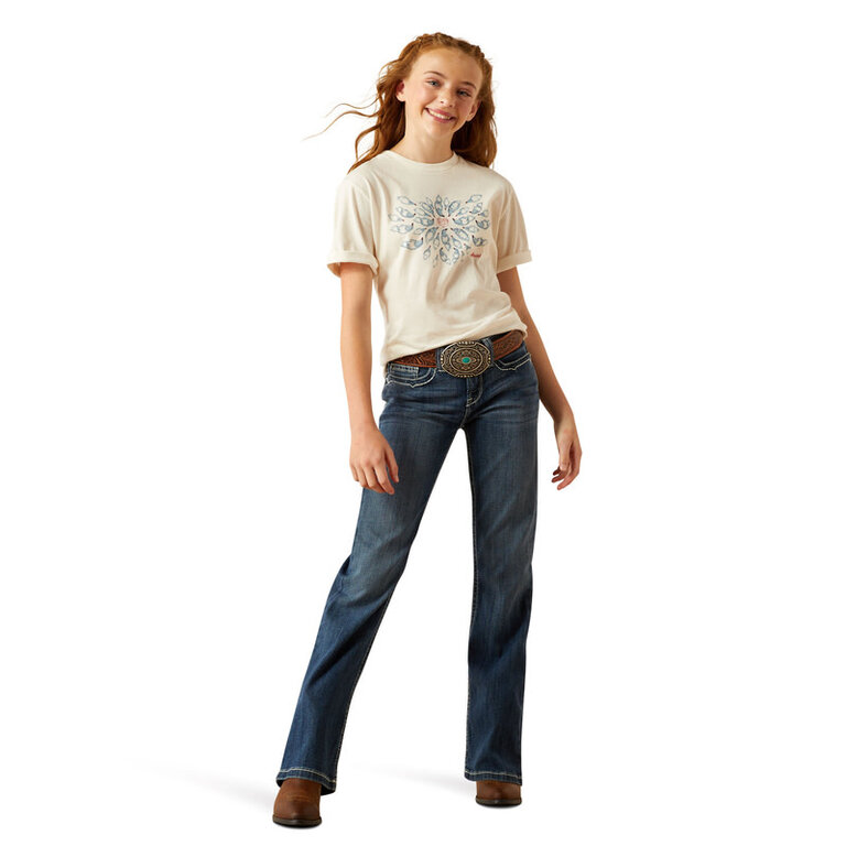 Ariat Ariat Chicken Love S/S Tshirt - Antique White