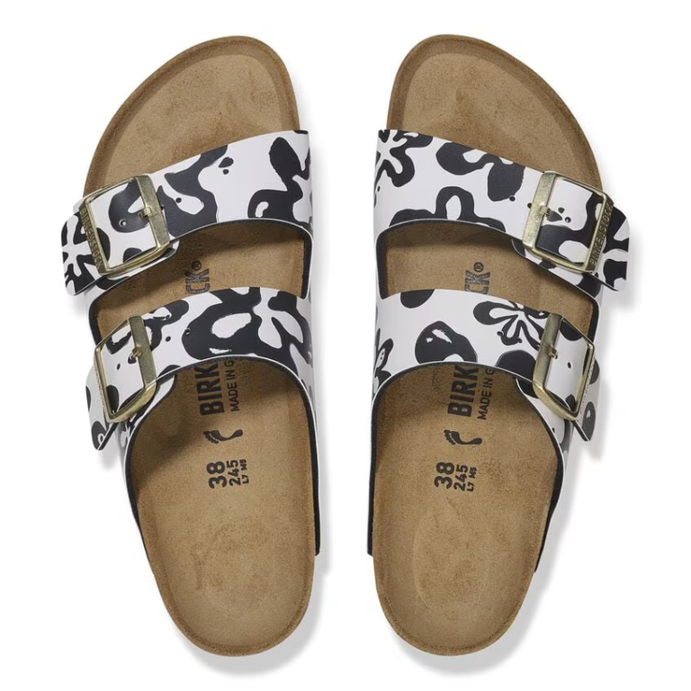 Birkenstock Birkenstock BF Blooms Black And White