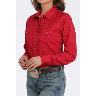 Cinch Cinch ArenaFlex L/S Shirt - Pink