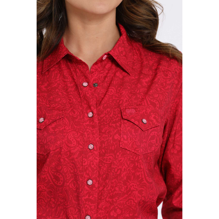 Cinch Cinch ArenaFlex L/S Shirt - Pink