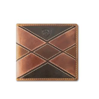 Ariat Ariat Patchwork Embossed Bifold Wallet