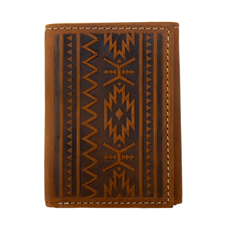 Nocona Nocona Southwest Embossed Trifold Wallet