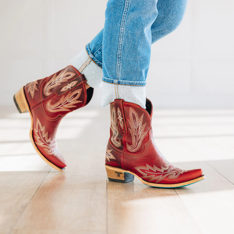 Lane Lane Lexington Bootie - Smoldering Red
