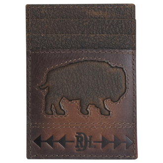 Red Dirt Hat Co Red Dirt Hat Co Raised Bison Card Wallet
