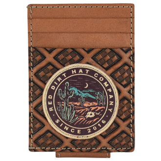 Red Dirt Hat Co Red Dirt Hat Co Desert Scene Card Case With Magnet