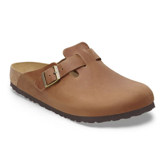 Birkenstock Birkenstock Oiled Leather Boston - Cognac