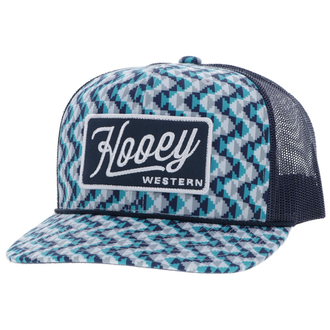 Hooey Hooey Lakota Cap - Navy/Turquoise