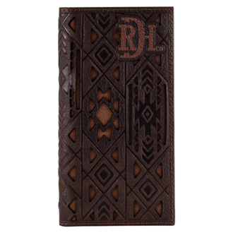 Red Dirt Hat Co Red Dirt Hat Co Tan Aztec Inlay Rodeo Wallet