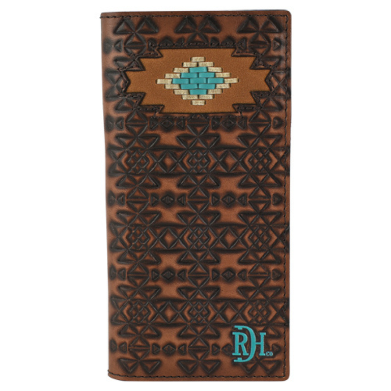 Red Dirt Hat Co Red Dirt Hat Co Rodeo Wallet With Laced Southwest Medallion