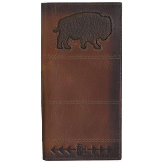Red Dirt Hat Co Red Dirt Hat Co Raised Bison Rodeo Wallet