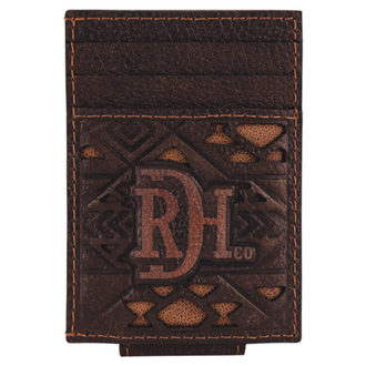 Red Dirt Hat Co Red Dirt Hat Co Tan With Aztec Inlay Card Case