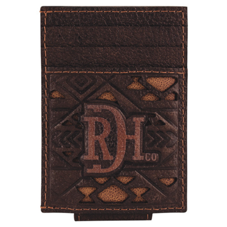 Red Dirt Hat Co Red Dirt Hat Co Tan With Aztec Inlay Card Case