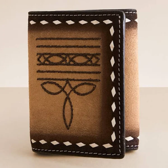 3D 3D Trifold Boot Stitch Wallet
