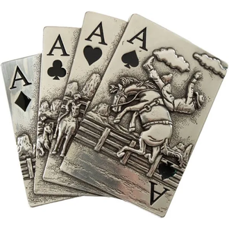 Blazin Roxx Blazin Roxx Aces Buckle