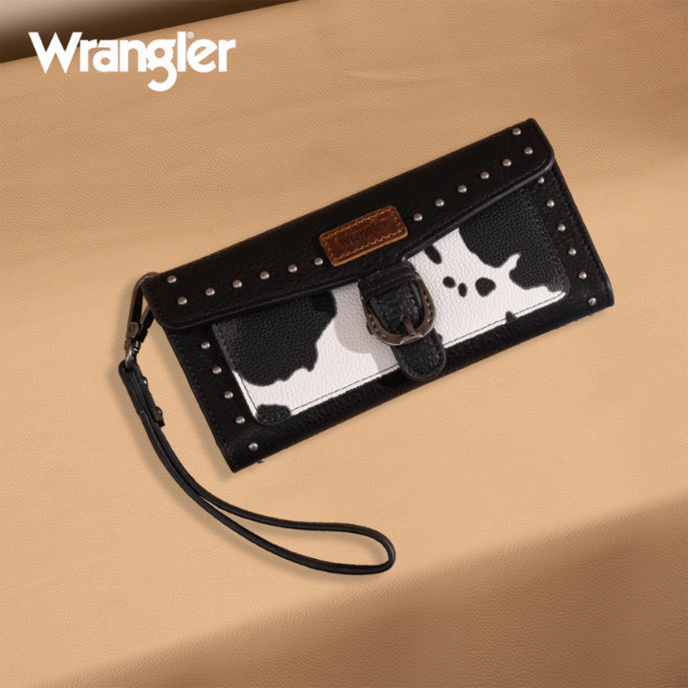 Wrangler Wrangler Trifold RFID Wallet/Wristlet - Black