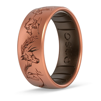 Enso Enso Silicone Ring - Free Spirit - Rustic Copper/Meteorite