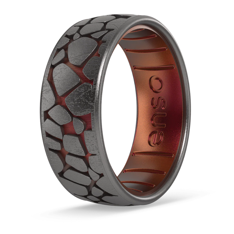 Enso Enso Silicone Ring - Bedrock - Platinum/Poseidon