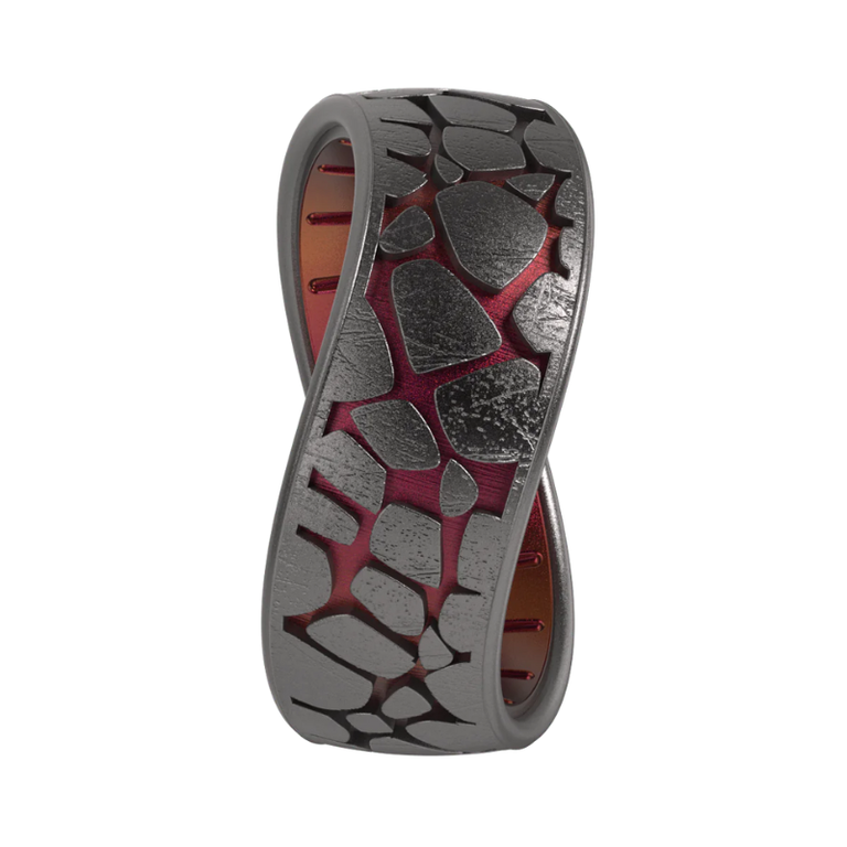 Enso Enso Silicone Ring - Bedrock - Platinum/Poseidon