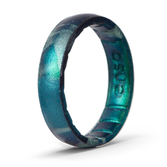 Enso Enso Silicone Ring - Classic Thin - Forest