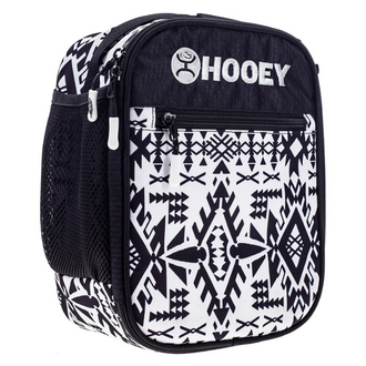 Hooey Hooey Lunch Box - Black/White Aztec