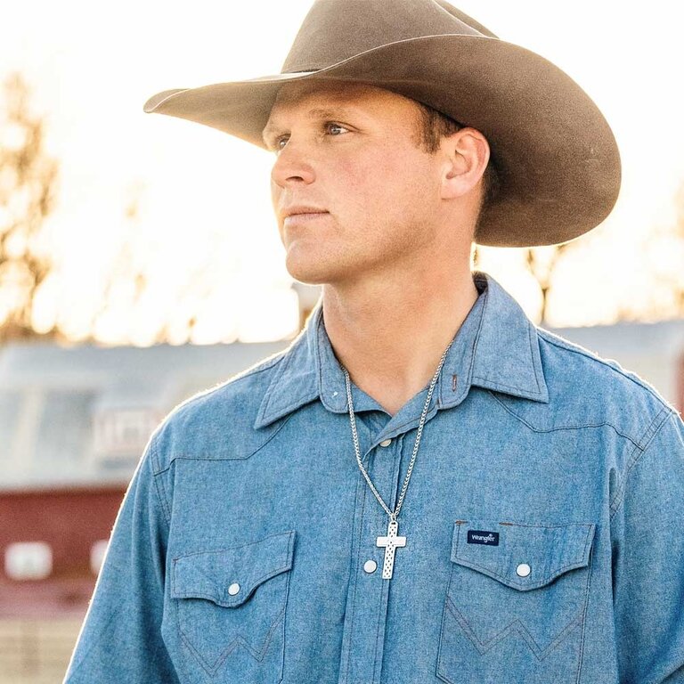 Montana Silversmiths Montana Silversmiths Celtic Weave Cross Necklace