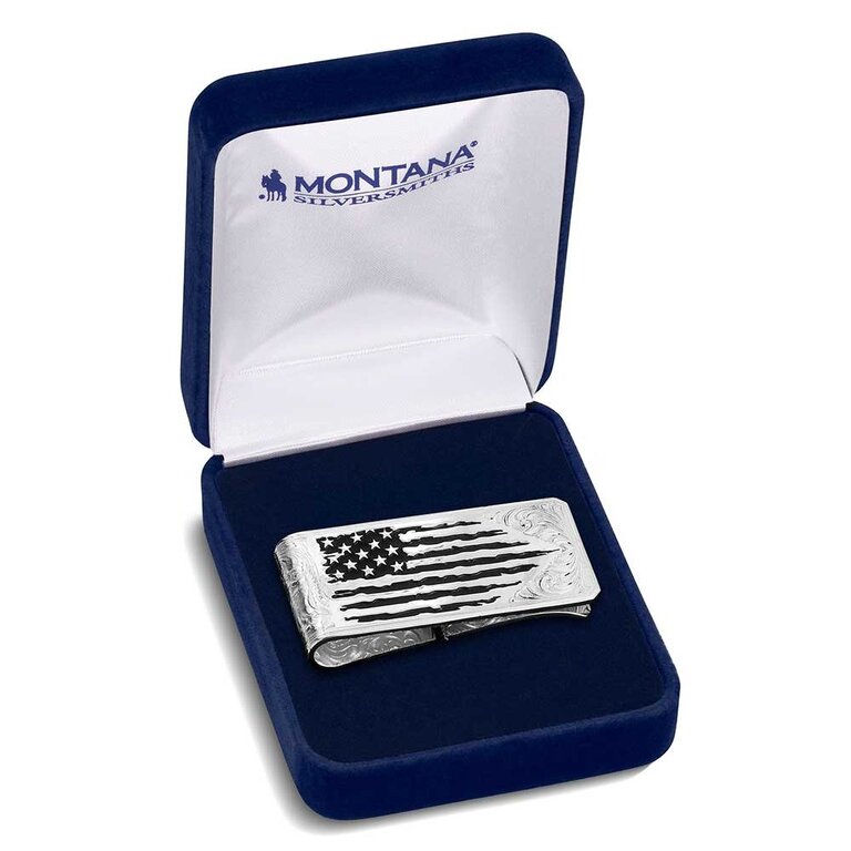 Montana Silversmiths Montana Silversmiths American Flag Money Clip