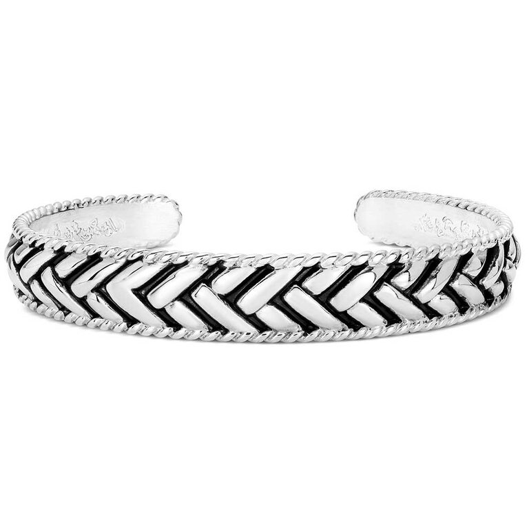Montana Silversmiths Montana Silversmiths Midnight Weave Cuff