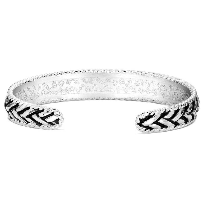 Montana Silversmiths Montana Silversmiths Midnight Weave Cuff