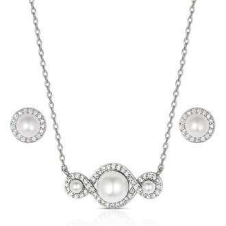 Montana Silversmiths Montana Silversmiths Entwined In Pearls Set