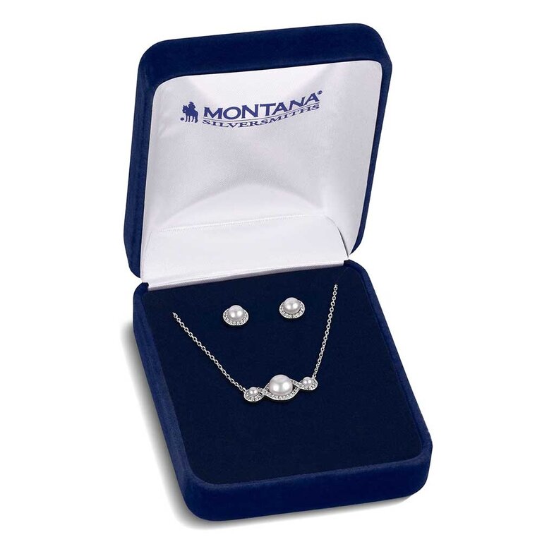 Montana Silversmiths Montana Silversmiths Entwined In Pearls Set