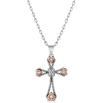 Montana Silversmiths Montana Silversmiths Faith In My Heart Cross Necklace