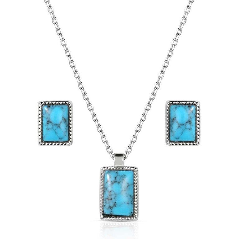 Montana Silversmiths Montana Silversmiths Rio River Blue Set