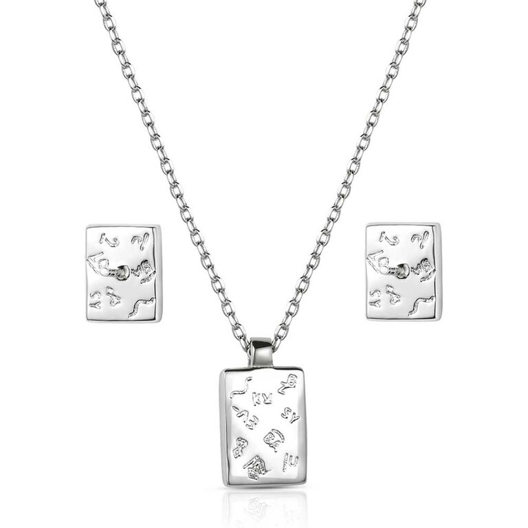 Montana Silversmiths Montana Silversmiths Rio River Blue Set