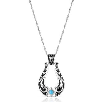 Montana Silversmiths Montana Silversmiths Callie's Turquoise Trail Necklace