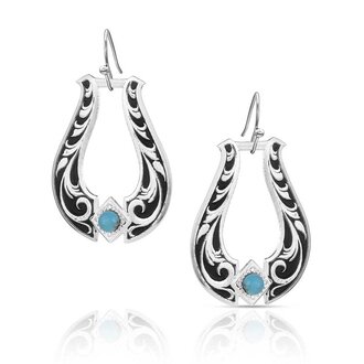 Montana Silversmiths Montana Silversmiths Callie's Turquoise Trail Earrings