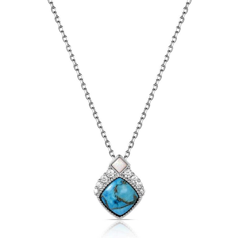 Montana Silversmiths Montana Silversmiths Crowned Glacier Necklace