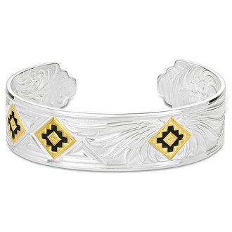 Montana Silversmiths Montana Silversmiths Southwestern Resilience American Made Cuff