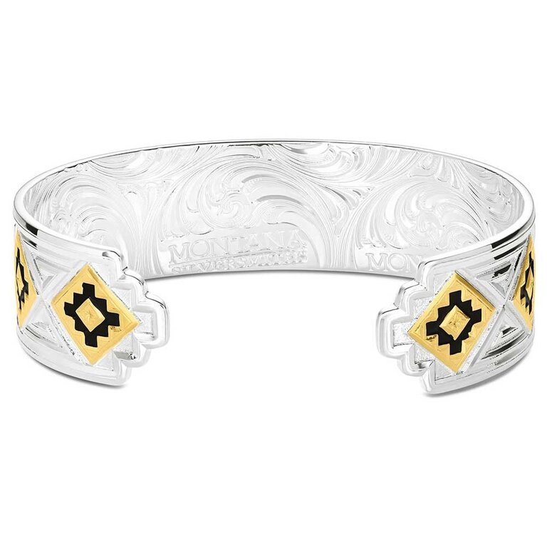 Montana Silversmiths Montana Silversmiths Southwestern Resilience American Made Cuff