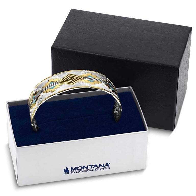 Montana Silversmiths Montana Silversmiths Painted Sky Cuff