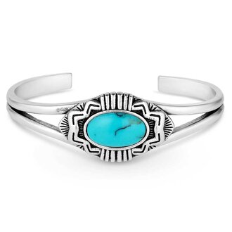Montana Silversmiths Montana Silversmiths Blue Mesa Turquoise Bracelet