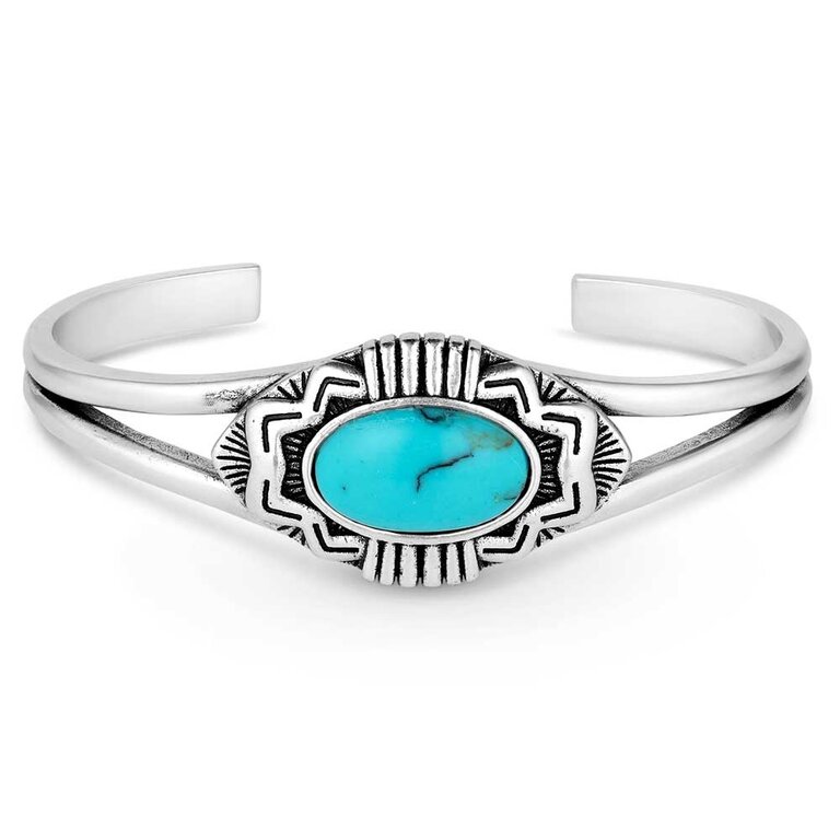 Montana Silversmiths Montana Silversmiths Blue Mesa Turquoise Bracelet