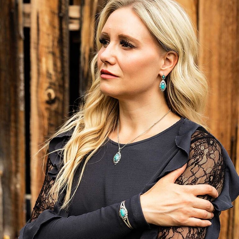 Montana Silversmiths Montana Silversmiths Blue Mesa Turquoise Bracelet