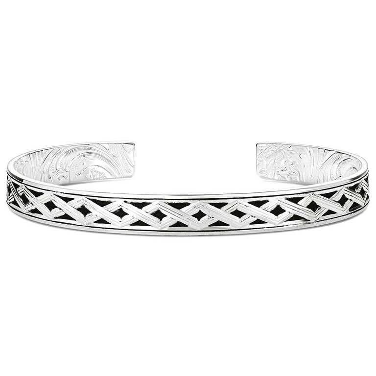 Montana Silversmiths Montana Silversmiths Woven Legacy American Made Cuff
