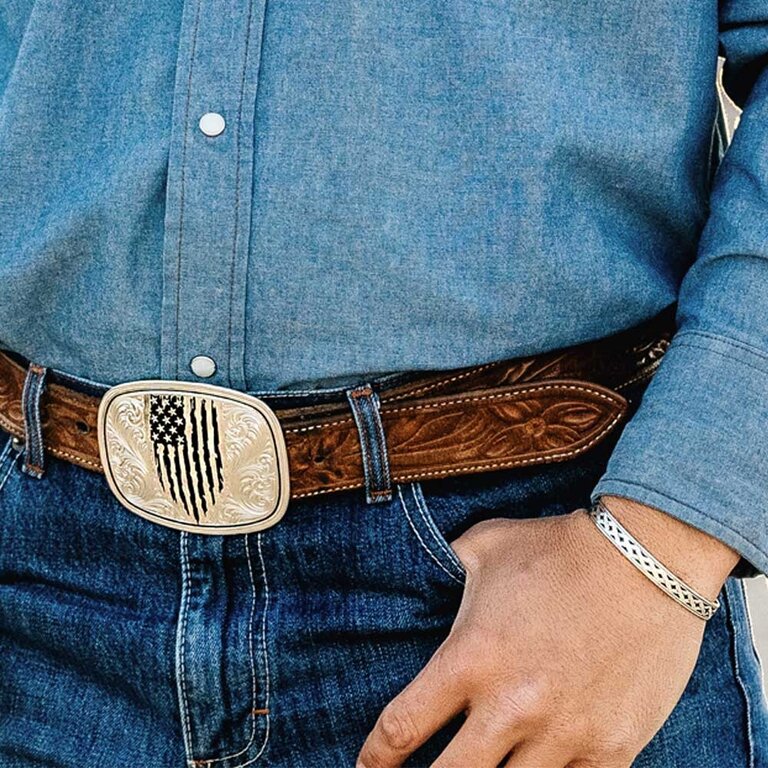 Montana Silversmiths Montana Silversmiths Woven Legacy American Made Cuff