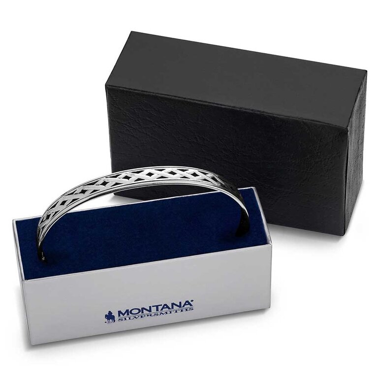 Montana Silversmiths Montana Silversmiths Woven Legacy American Made Cuff