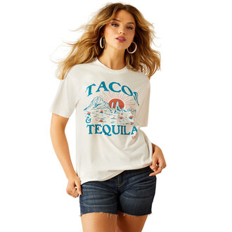 Ariat Ariat Tacos And Tequila Tshirt - Vanilla Ice