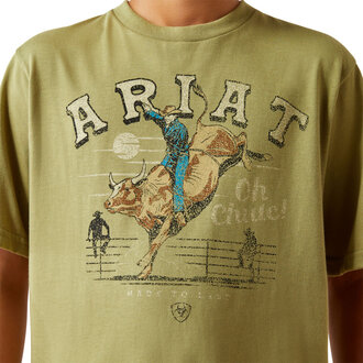 Ariat Ariat Oh Chute S/S Tshirt - Tent Green